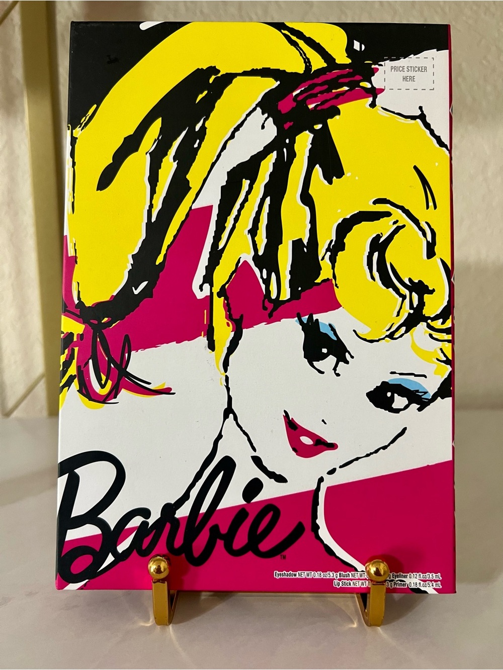 Limited-edition Barbie Beauty Book makeup palette